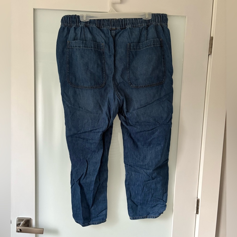 J. Crew Factory Denim Drawstring Pants - Picture 4 of 5